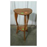 Two tiered heart shaped stand. 24" high.