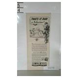 Life Magazine advertising page in plastic
