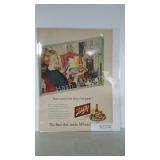 Life Magazine advertising page in plastic