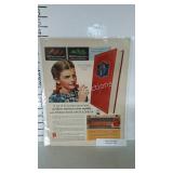 Life Magazine advertising page in plastic