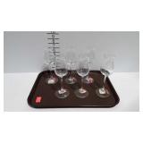 Stemware, set of six Spiegelau brand