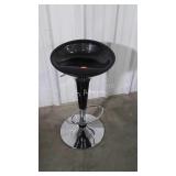 Counter Stool Seat, chrome adjustable height base