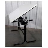Drafting Table, 42" wide Table with organizer