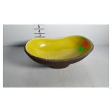 German home decor stoneware oval bowl, 12 x 7