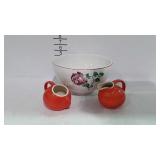 Dishware - creamer, sugar, and 9" Tiffany & Co.