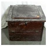 Seat for a chamber pot. No pot. 21"×29"×15".