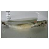 Decor piece animal horn. 27" long.