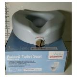 Walgreen raised toilet seat with box.