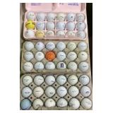 4-1/2 Dozen golf balls, mixed brands