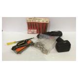 Tools- wrenches, screwdrivers, 7-pc screwdriver