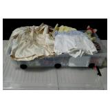 Underbelly rolling tote with lid with little
