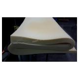 Memory foam mattress topper. 2" thick and 76"×76".