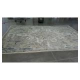WOOLMARK wool pile area rug =damage to one corner