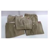 Five pair riding pants by Tailored Sportsman, one
