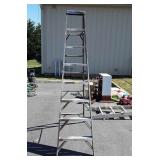 8 foot aluminum step ladder