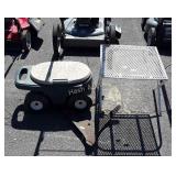 Outdoor group lot, includes garden cart, small