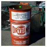 Drydene motor oil can 16gal