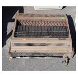 Wall heater for shop wall