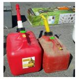 Two gas cans