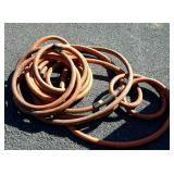 Orange water hose