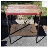 Metal kitchen stand 30 inches tall
