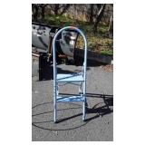 Folding kitchen step ladder