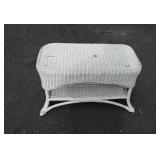 Wicker coffee table