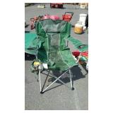 Green Ozark Trail oversized mesh folding chair