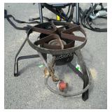 Propane base for a turkey fryer