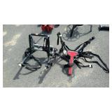 Two bike racks