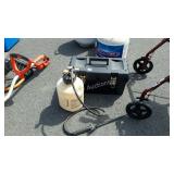 Sprayer and a empty toolbox