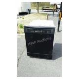 GE black dishwasher