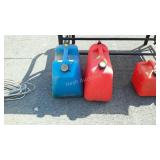 Two gas cans