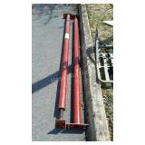 2 beams extendo column 7 ft 9 in through 8 ff 1 in