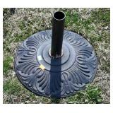 Cast iron umbrella stand base