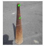 Black Smith tool, to make rings 32 inches tall