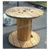 Wooden spool 33 inch diameter