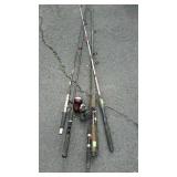 6 fishing poles