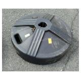Sandweighted umbrella stand base