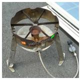 Base to a turkey fryer