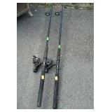 2 fishing reels