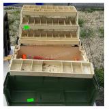 Tackle box with some bobbers
