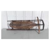 Airline Junior Flexible Flyer Sled, 46" long.