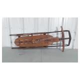 Airline Junior Flexible Flyer Sled, 46" long.