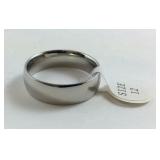 Size 12, stainless steel wedding band