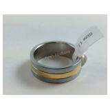 Size 11, stainless steel two tone band