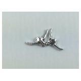Sterling silver stud earrings