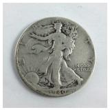 1940 walking liberty half