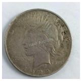 1922 D peace Dollar