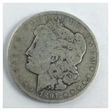 1891 O Morgan Dollar